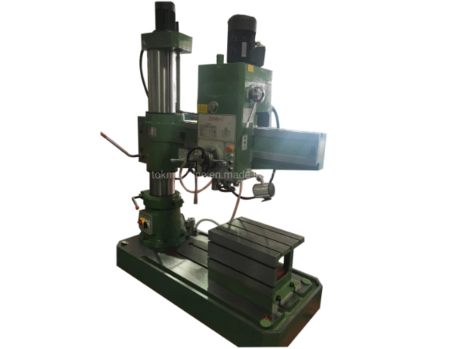 Ce Standard Dilling Dia 40mm Steel Mechanical Clamping Radial Drilling Machine