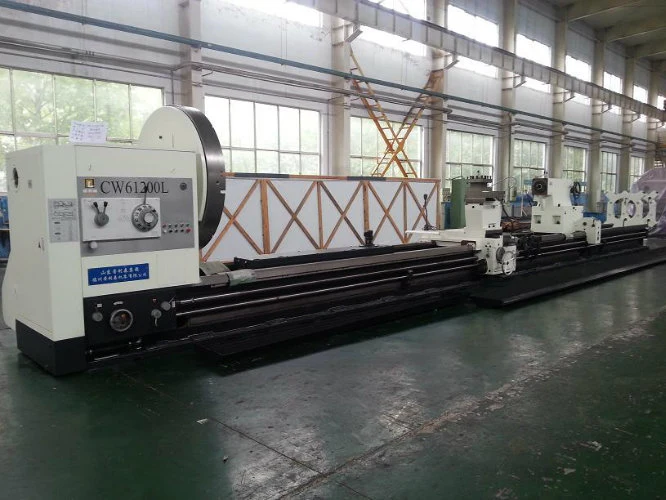 Cw61180L Cw61200L Heavy Dutyl Horizontal Lathe, 10tons Workpiece, Max Swing1800-2000mm Conventional Lathe, Big Diameter