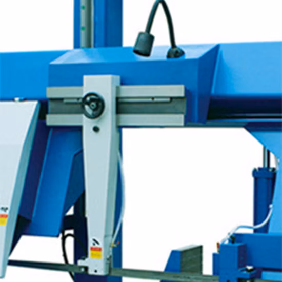 Máquina de serra de fita de corte de metal horizontal de coluna dupla Gh4280