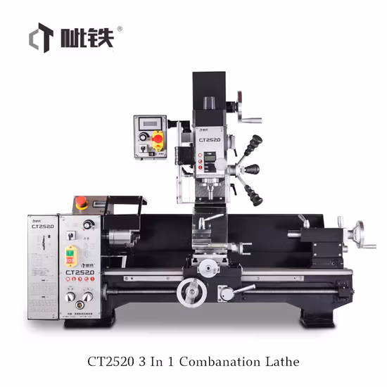 Torno Fresador Combinado CT2520 Torno Manual