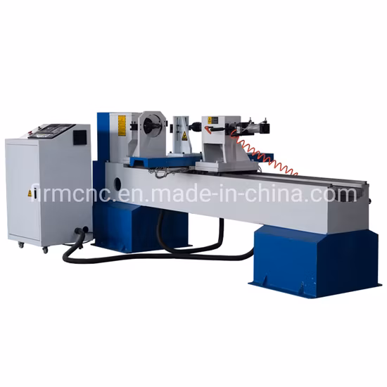 Torno de madeira Firmcnc China 1530 Torno de madeira CNC para escada, bastão de beisebol